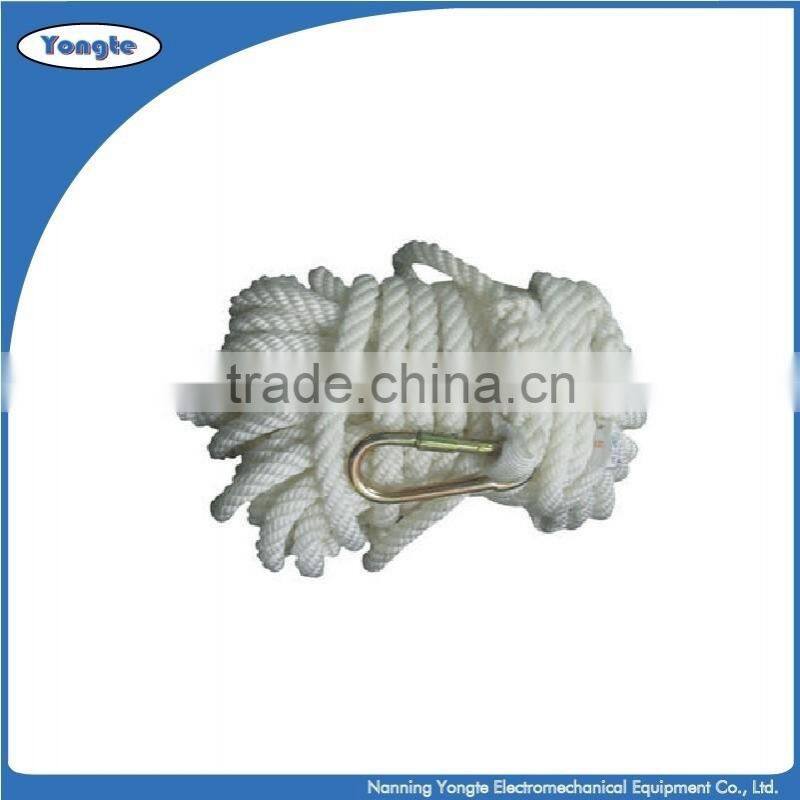 White manufacture packaging handbag braided polypropylene rope for wholesale