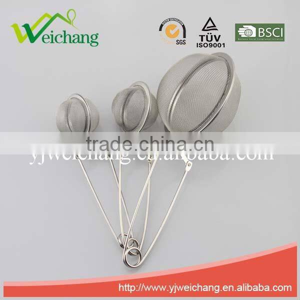 WCT104 Good quality Hot sale 304 material Mesh Tea Ball Tea Infuser Tea Strainer Long chain