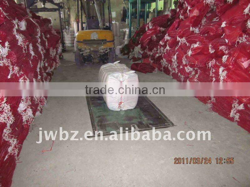 pp mesh leno, potato onion Packaging Bags,rose-red,cheery color.shinny!
