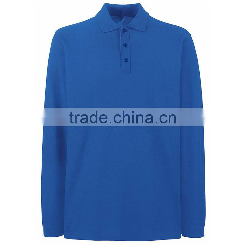 High quality Long Sleeved casual Men Polo Shirts OEM ODM offered