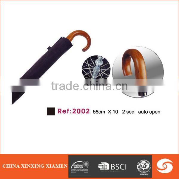 Promotional high quality reasonable price 2 fold golf umbrella