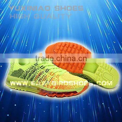 china factory produce action sports running shoes with air cushion for adults
