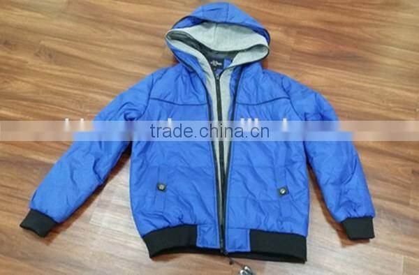 cheap padded double zipper jacket stock clothes wholesale