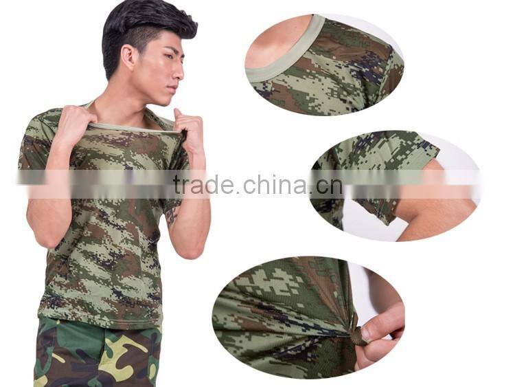 100% polyester o-neck t-shirt wholesale with all over sublimation, camouflage t-shirt wholesale