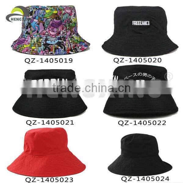 Custom camo in stock polo cotton bucket hat