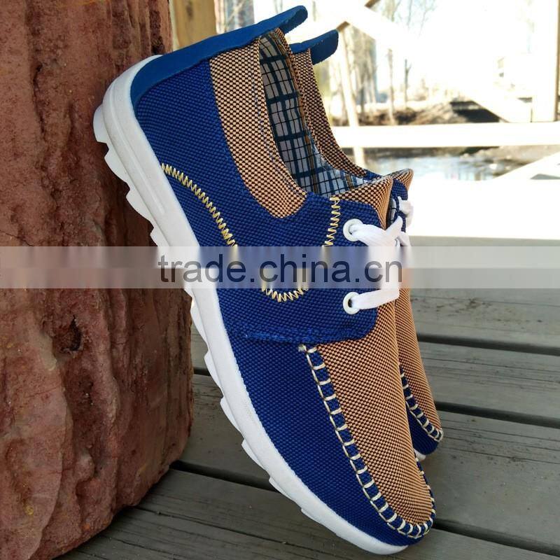 Slip on style china canvas shoe flat school shoes fashion man trainers shoes 2017