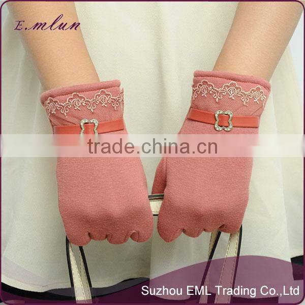 New Design Ladies Winter Smart Phone Touch Screen Gloves