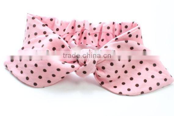 Korean Rural Style Small Flower Print Cloth Bowknot Baby Headband Decorates Hot Selling Hair Accessories