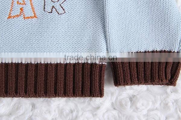 Trim contrast color knitwear modern poloshirt collar sweater pullover