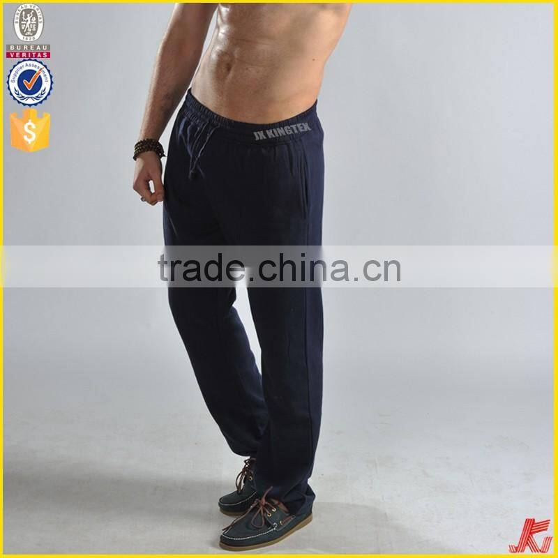 fleece running men's pants with pockets sides