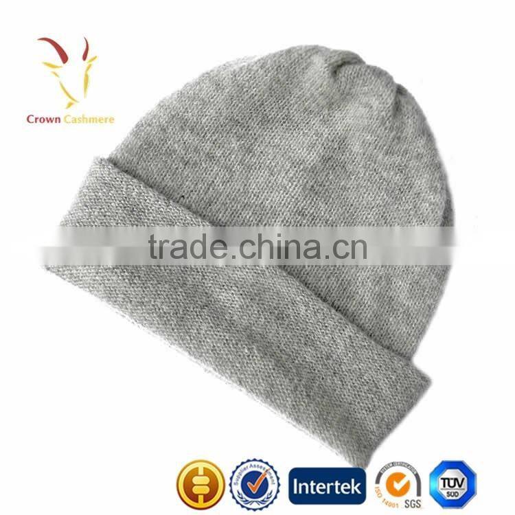 Customized Winter knitted Cashmere Wool Beanie Hat
