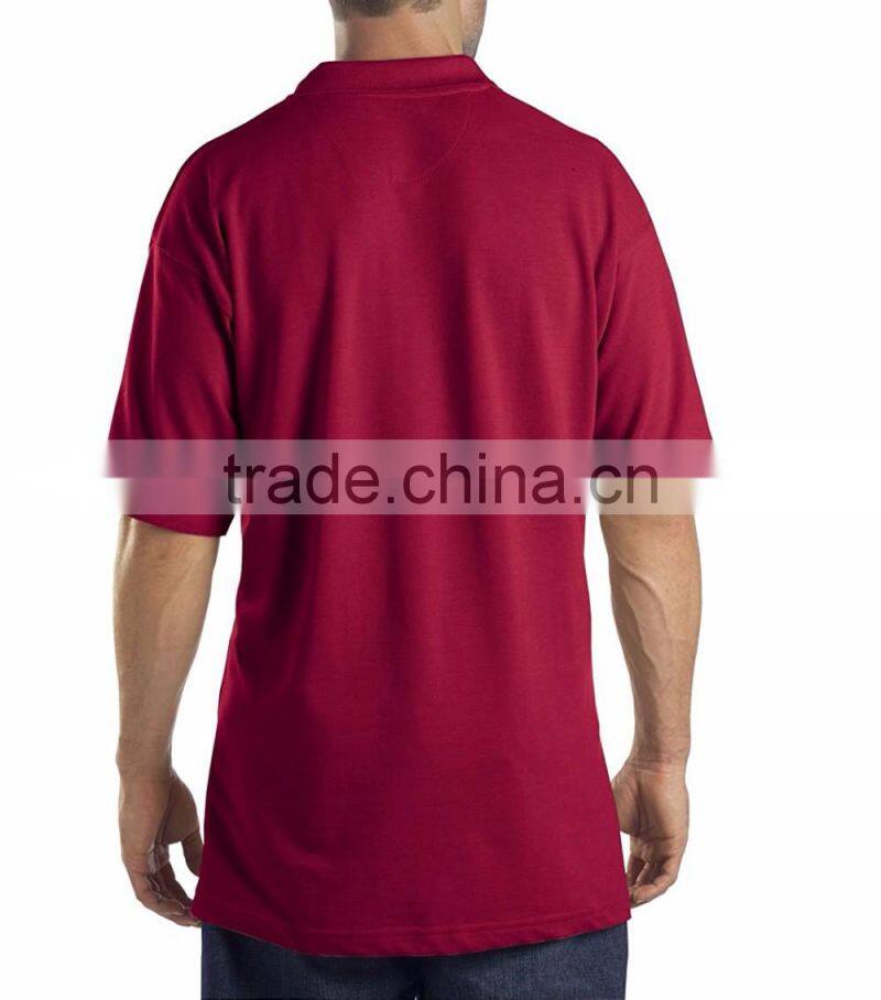 Professional Custom Colorful Short Sleeve Cotton Workwear Polo Shirts Made in China