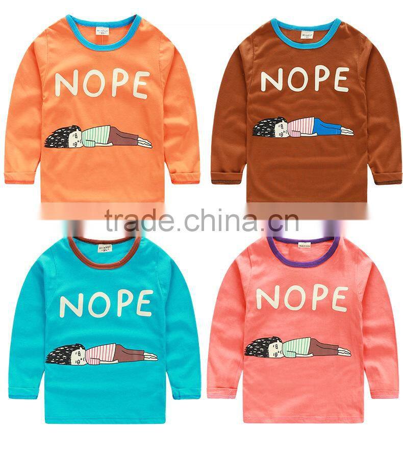 custom print baby kids clothes 100% cotton