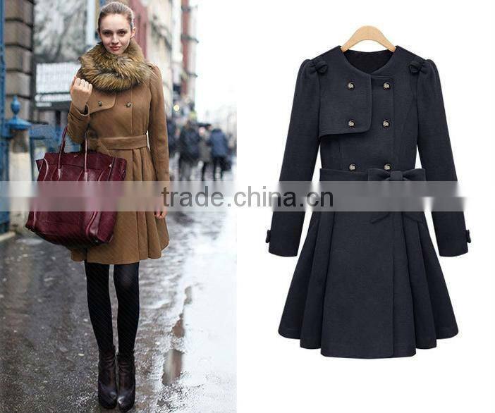 2013 Wool Windbreak Dress Coats ET13006