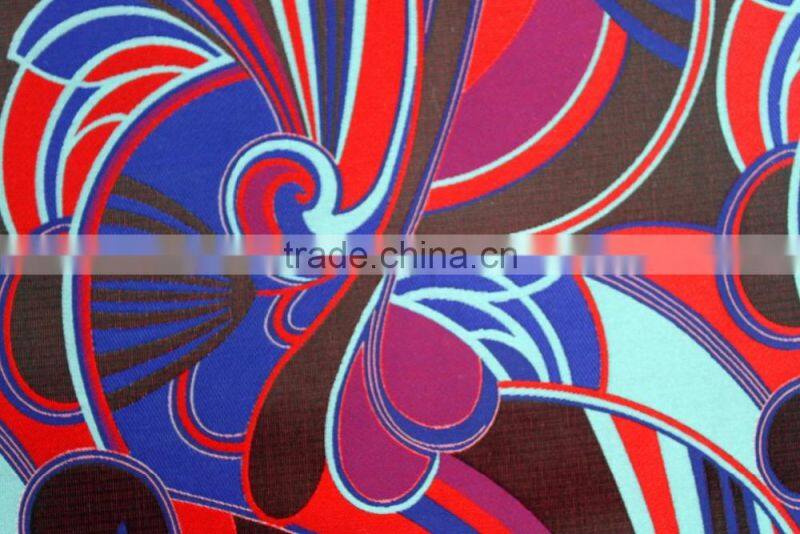 Company wholesale jacquard 100% polyester fabric for textile or garment