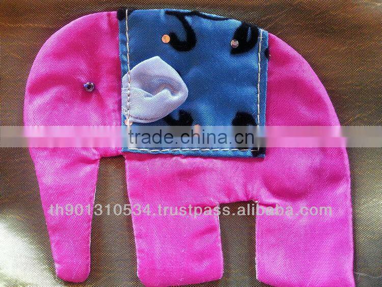 Thai Silk Embroidered wallet bag