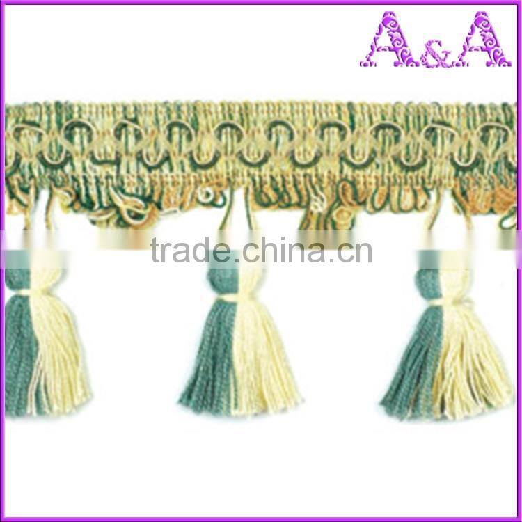 2016 Custom wholesale newest style Fashion genuine leather tassel fringe