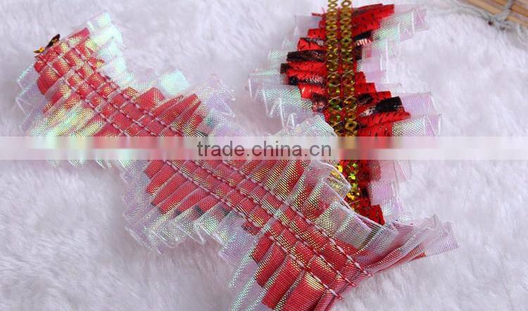 Ladies Fashion Fold Sewing Bridal Lace Decoration Lace Trim