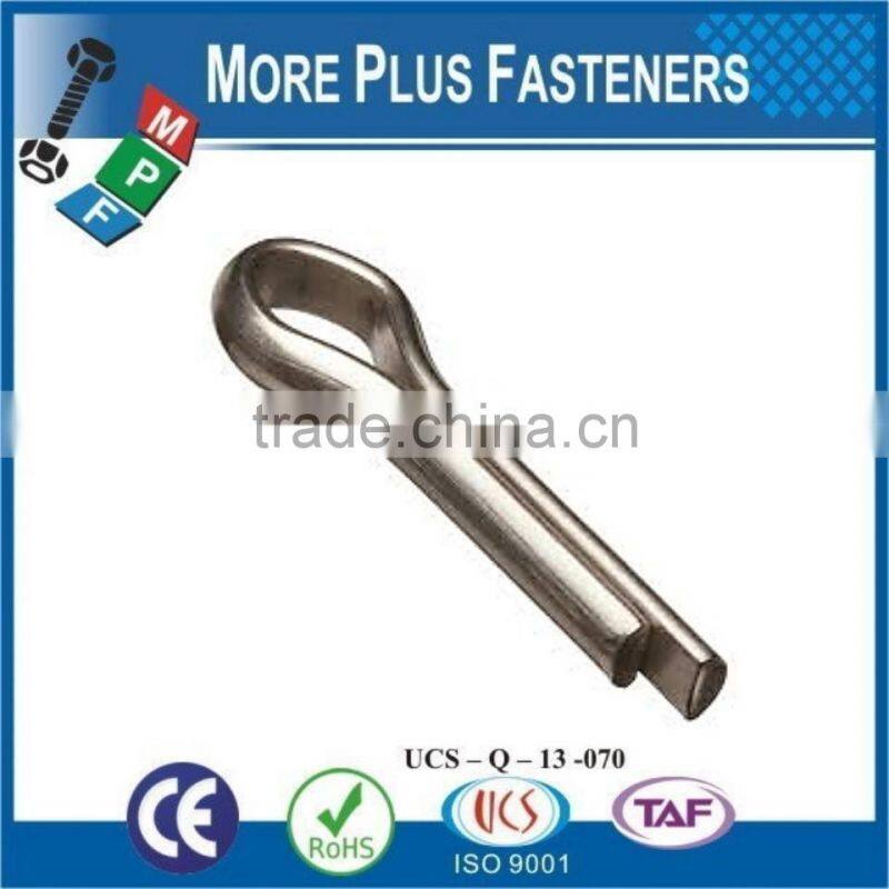 Made In Taiwan Cotter Pin Inch Split Cotter Pin Stainless Steel Cotter Pin