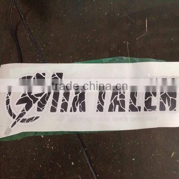 customized glow in the dark reflective logo for heat transfer on t-shirt