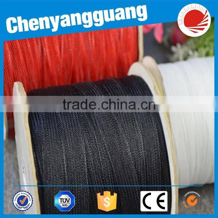 Poppy polyester horsehair for hat manufacture