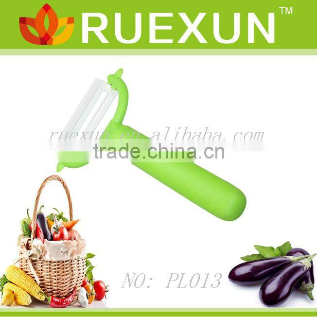 6" Colorful pp handle Vegetables ceramic knife
