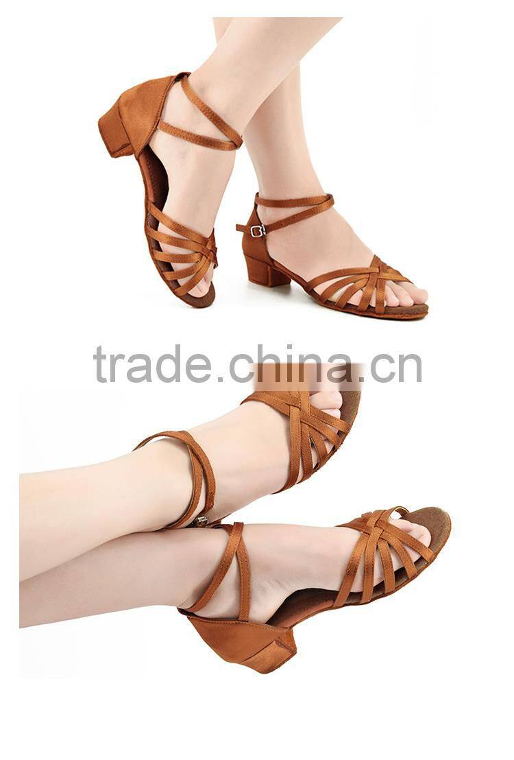 Dark tan Ballroom/Latin/Salsa/Tango Dance Shoes