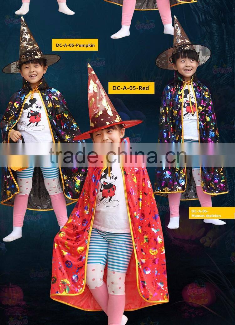 Cheap Cost Carnival Party Kids Fancy Dress Halloween cape cloak for Girls