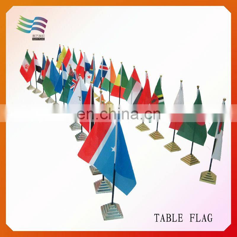 Metal Zinc Alloy Table Flags for UAE National Day