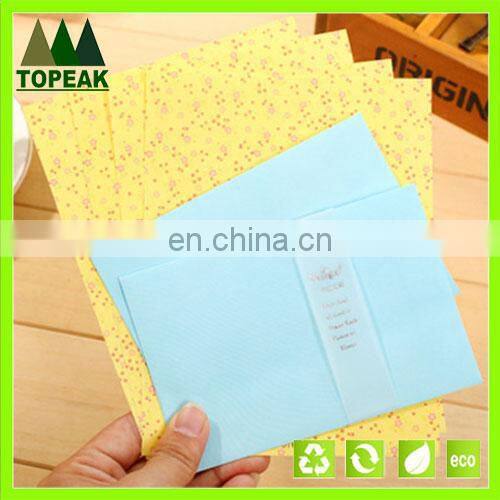 2016 New design Cute Cartoon Paper Colorful Gift Envelope