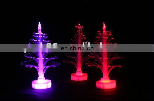 Promotional Gifts Fiber Optic led Mini Christmas Tree color changing