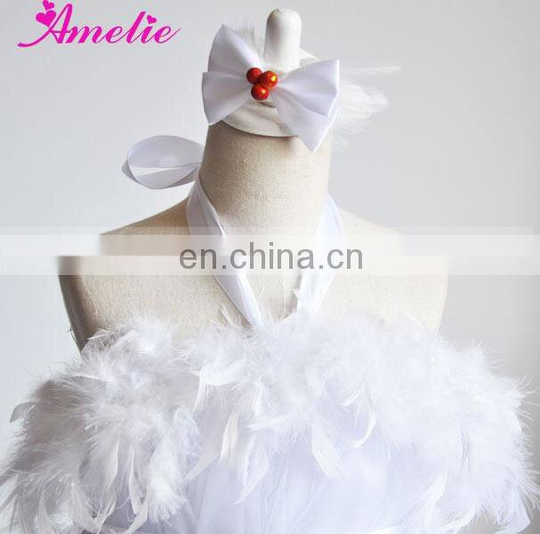 White Tulle Flower Girl Dress