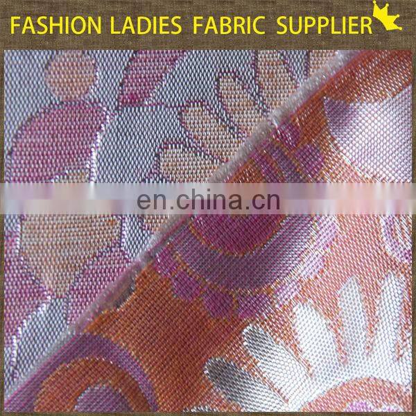 women fabric flower china supplier jacquard fabric