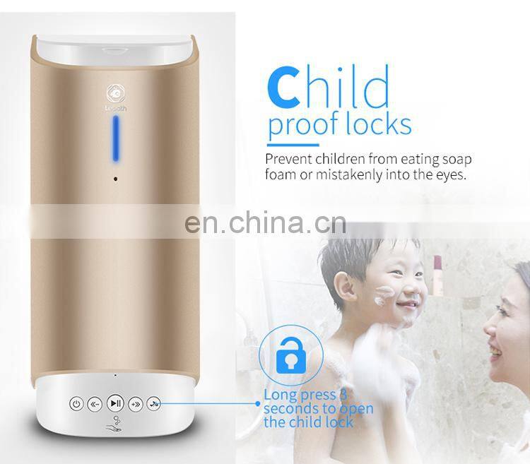 Wall mounted hand wash sensor foam dispenser