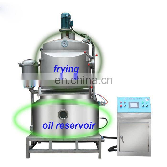 Stainless Steel Vacuum Vegetable Frying Machine In The Restaurant