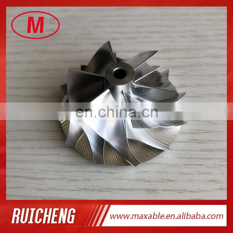 K04 39.86/50.96mm 5304-123-2024/5304-123-2021 6+6 blades turbo billet/milling/aluminum 2618 compressor wheel for 5303-988-0046