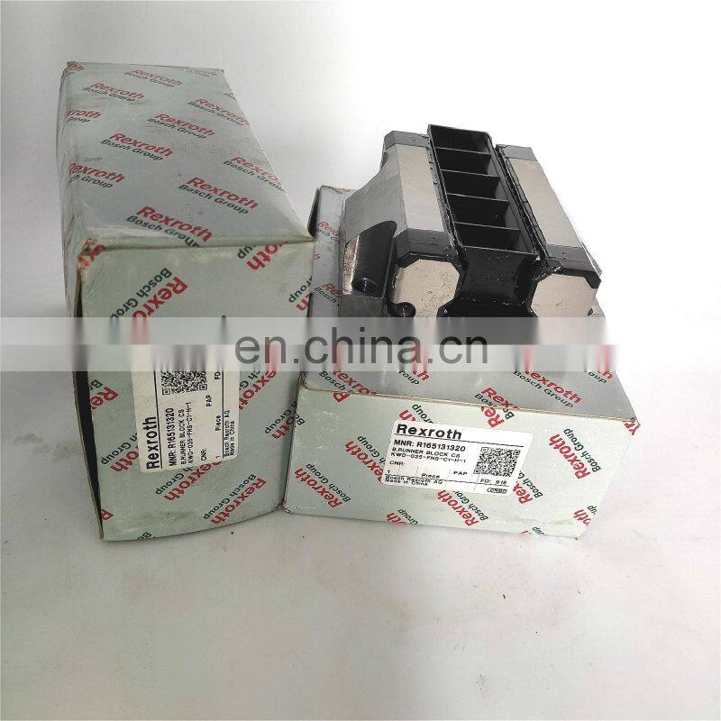 Original Rexroth Runner Block Linear Bearing R165131320 Linear Block R165131320
