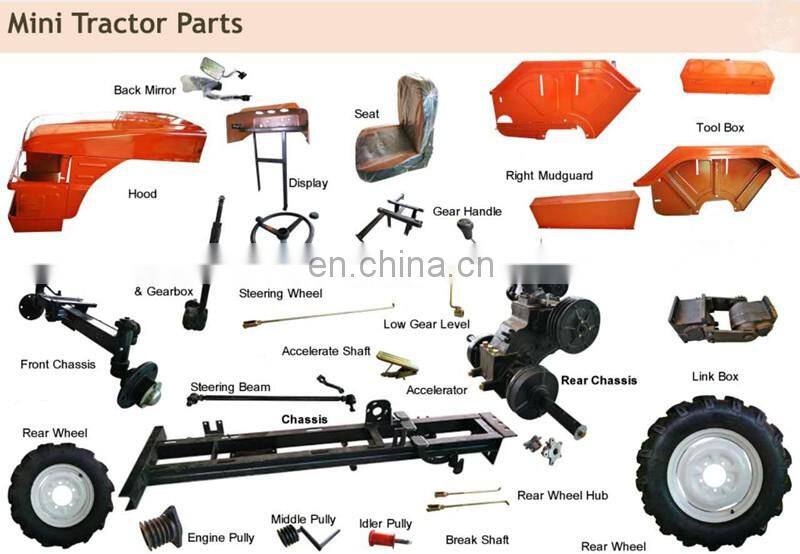 The best-selling high-quality diesel tractor with overseas after sales