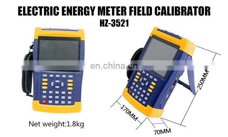 More Accuracy and Easy Operating Portable Electric 3 phase energy meter calibrator