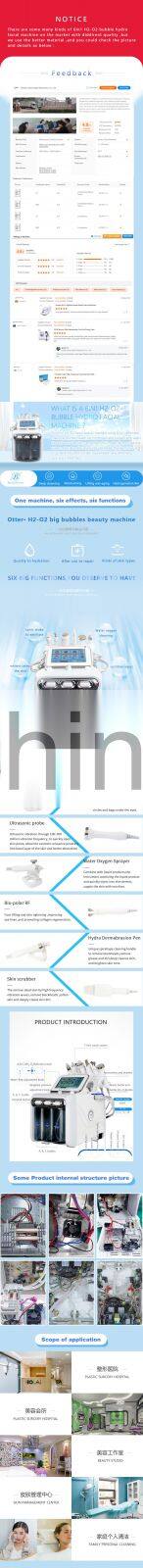 New product Oxygen H2O2 Small Bubble Beauty Device/Deep Clean Dermabrasion Facial Machine