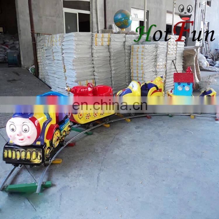 Amusement park ride electric mini train toy mini trackless train for sale