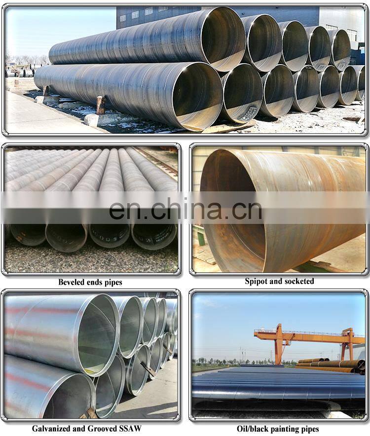 big diameter spiral steel pipe SSAW Steel Pipes used for sale