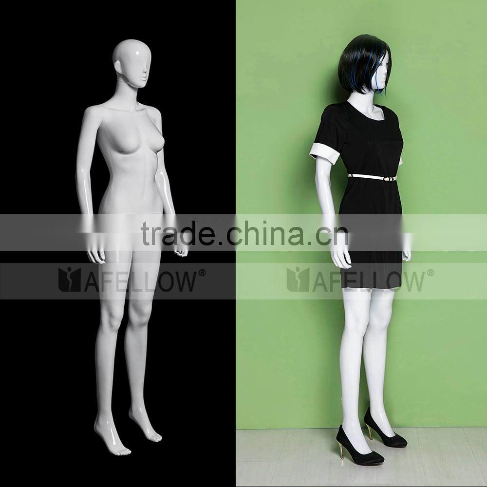 Female egg head mannequin, Plastic Woman Mannequin,Abstract Manikin, Cheaper Model YKF01