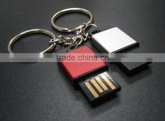 Slim Swivel Fancy Mini Usb 2.0 Product with Keychain