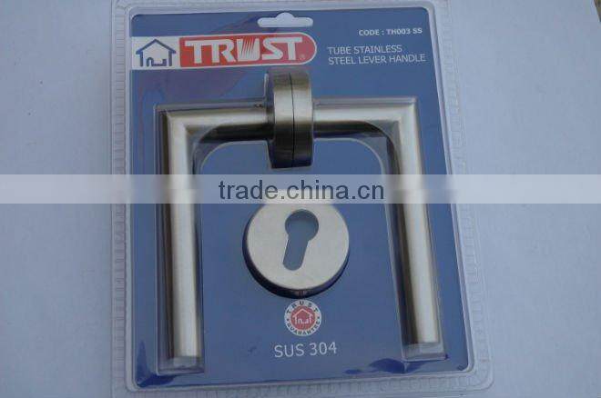 304SS Solid Stainless Steel Residential Lever Door Handle