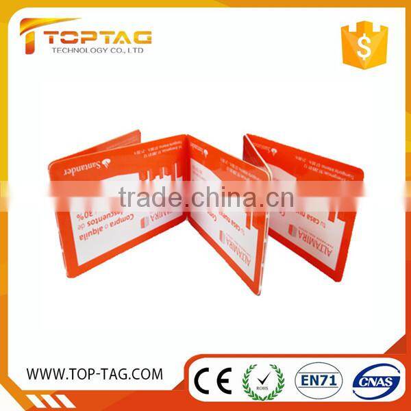 ISO18000-6C printable uhf rfid thermal paper cards Alien H3 H4 Impinj