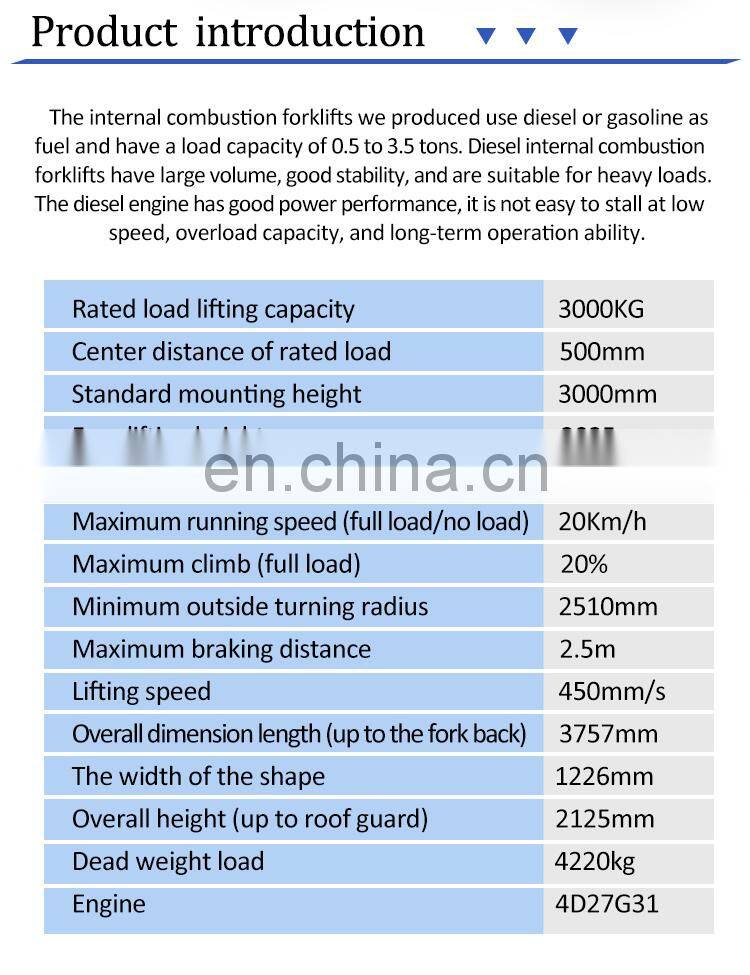 Goodsense small electric telescopic diesel 4wd terian rough hydraulic pump for forklift truck price in pakistan