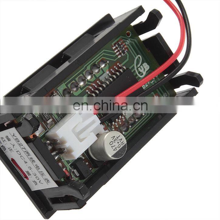New Mini Digital Voltmeter 4.5-30V Red LED Vehicles Motor Voltage Panel Meter Digital Ammeter And Voltmeter