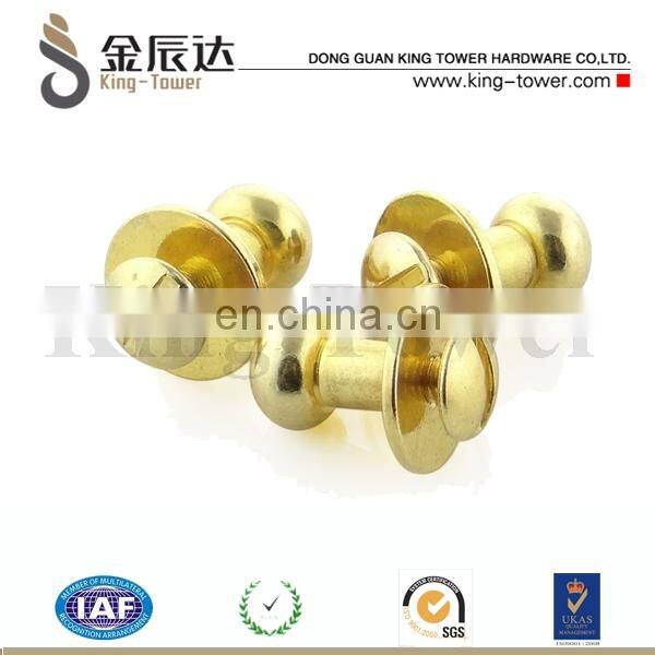 brass binder chicago screw for binding (with ISO and RoHs certification )
