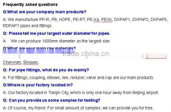 PEX AL PEX Pipe fittings/ press fittings female threaded tee